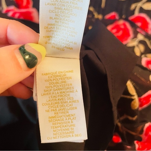 Kate Spade New York Floral Metallic Shift Dress - Picture 5 of 5